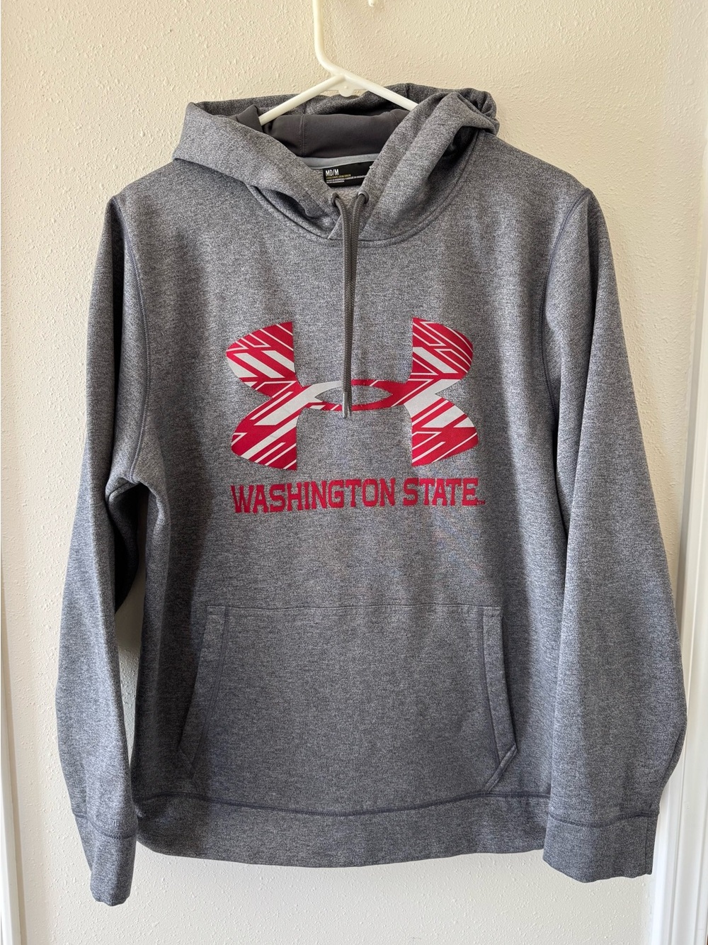 WSU Cougars Men's Medium Under Armour Gray Hoodie Washington State